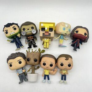 Funko Mixed‎ Bundle Of 9 Steve Universe Marvel Minecraft & More Toys